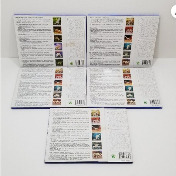 *SOLD* 21 Lot of 5 IQ Series Mysterious Dinosaur Wooden Puzzle 6625E1M - Picture 2 of 7